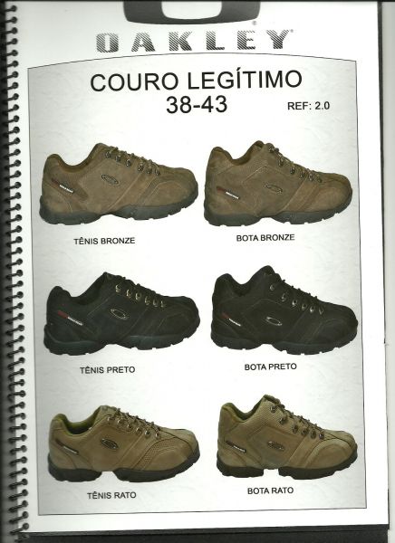 tênis Oakley Couro legitimo Ref:2.0